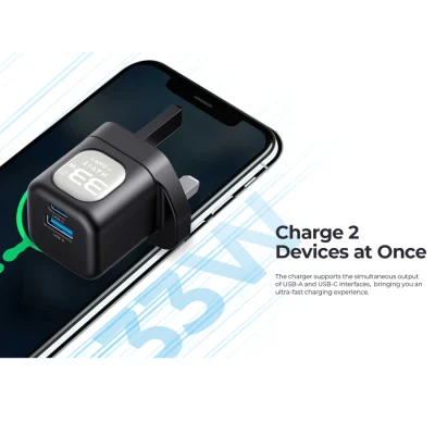 Combo Cốc - Cáp Sạc Nhanh HAVIT UC233, Sạc Nhanh PD 30W + USB-A 30W, Cáp C-C PD 60W - BH 12 Tháng - Nâng cấp toàn diện trải nghiệm sạc của bạn với combo cốc cáp sạc nhanh <strong>HAVIT UC233</strong>. Bộ sản phẩm "tất cả trong một" này bao gồm củ sạc 2 cổng mạnh mẽ (USB-C PD 30W và USB-A 30W) cùng sợi cáp Type-C to Type-C hỗ trợ công suất đến 60W. Sạc nhanh cho hai thiết bị cùng lúc, từ iPhone, Samsung cho đến cả MacBook Air. Cáp bọc dù siêu bền, chống rối và chống đứt gãy, đảm bảo tuổi thọ vượt trội. Tích hợp chip thông minh bảo vệ an toàn tuyệt đối cho thiết bị của bạn. Với chính sách bảo hành 12 tháng, <strong>HAVIT UC233</strong> là giải pháp năng lượng mạnh mẽ, tiện lợi và đáng tin cậy nhất.