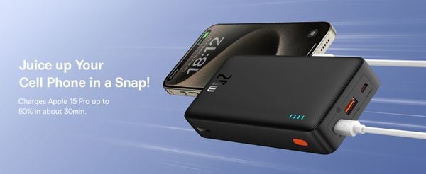 Sạc dự phòng hiệu Baseus Airpow Fast Charge 20000mAh 20W - Nói lời tạm biệt với nỗi lo hết pin cùng sạc dự phòng <strong>Baseus Airpow</strong> 20000mAh 20W. Với dung lượng cực lớn 20000mAh, sản phẩm cung cấp năng lượng dồi dào cho nhiều ngày sử dụng, có thể sạc đầy iPhone 14 khoảng 4 lần. Công nghệ sạc nhanh Power Delivery (PD) 20W chuyên dụng cho iPhone, giúp nạp 50% pin chỉ trong 30 phút. Pin dự phòng được trang bị 3 cổng sạc ra (2 USB-A, 1 USB-C), cho phép bạn nạp năng lượng cho 3 thiết bị cùng lúc. Màn hình LED trực quan hiển thị chính xác phần trăm pin còn lại. Tích hợp chip bảo vệ thông minh đa tầng, <strong>Baseus Airpow</strong> là nguồn năng lượng di động mạnh mẽ, an toàn và đáng tin cậy cho mọi hành trình của bạn.