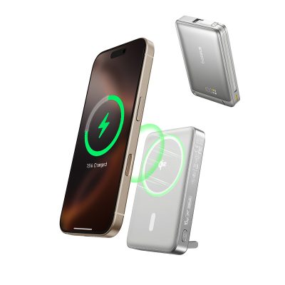 Sạc dự phòng hiệu Baseus Nomos Qi2 3-in-1 Magnetic 10000mAh 45W - Đón đầu tương lai của sạc di động với <strong>Baseus Nomos Qi2 3-in-1 Magnetic 10000mAh 45W</strong>. Đây là giải pháp năng lượng tối thượng, kết hợp sạc không dây từ tính chuẩn Qi2 15W hiệu suất cao và sạc có dây Power Delivery 45W mạnh mẽ, đủ sức sạc nhanh cho cả MacBook. Thiết kế "3 trong 1" thông minh biến nó thành một viên pin di động, một chân đế sạc để bàn thanh lịch và một trạm sạc có dây đa năng. Với dung lượng 10000mAh, màn hình kỹ thuật số và thiết kế cao cấp, <strong>Baseus Nomos Qi2 3-in-1 Magnetic 10000mAh 45W</strong> là người bạn đồng hành hoàn hảo cho người dùng công nghệ đòi hỏi cao nhất về hiệu năng và sự tiện lợi.