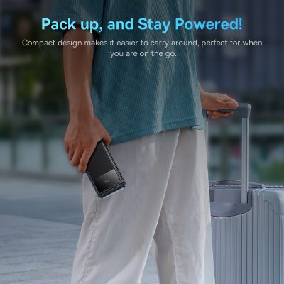 Sạc dự phòng hiệu Baseus Star-Lord Digital Display Fast Charge 10000mAh 22.5W - Đừng để điện thoại hết pin làm gián đoạn cuộc sống của bạn! Pin sạc dự phòng <strong>Baseus Star-Lord Digital Display Fast Charge 10000mAh 22.5W</strong> chính là vị cứu tinh năng lượng mà bạn cần. Với công suất sạc nhanh lên đến 22.5W, sản phẩm hỗ trợ đa giao thức từ Huawei SCP, QC 3.0 đến PD 20W, giúp sạc đầy 60% pin cho iPhone chỉ trong 30 phút. Dung lượng 10000mAh nhỏ gọn, lý tưởng để mang theo hàng ngày, cung cấp khoảng 2 lần sạc cho hầu hết các dòng smartphone. Màn hình LED kỹ thuật số hiển thị chính xác % pin còn lại, giúp bạn luôn chủ động. Sạc đồng thời 3 thiết bị với 3 cổng ra tiện lợi. <strong>Baseus Star-Lord Digital Display Fast Charge 10000mAh 22.5W</strong> là người bạn đồng hành năng lượng không thể thiếu.