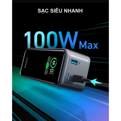 Pin Sạc Dự Phòng Anker A1336 - Pin Sạc Dự Phòng Anker Prime 735 PowerCore 20.000mAh 200W A1336 Màn Hình LED - Pin Sạc Dự Phòng Anker Prime 735 PowerCore A1336 dung lượng 20.000mAh, công suất 200W, tích hợp 2 cổng USB-C và 1 cổng USB-A, sạc nhanh cho MacBook, iPhone, Samsung. Công nghệ Power Delivery 3.1 và màn hình LED thông minh hiển thị thông tin sạc. A1336 nhỏ gọn, lý tưởng cho du lịch và công việc.