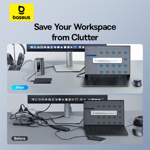Thiết bị mở rộng hiệu Baseus Spacemate Series 11-in-1 (WIN) - Hình ảnh 11