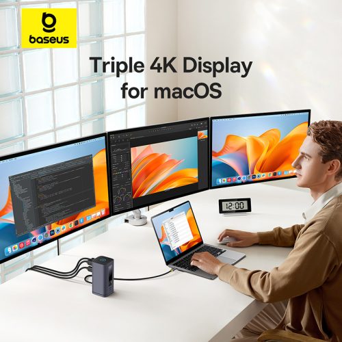 Thiết bị mở rộng hiệu Baseus Spacemate Series 11-in-1 (MAC) - Hình ảnh 9
