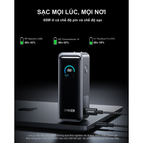Pin Sạc Dự Phòng Anker A1339 - Pin Sạc Dự Phòng Anker Prime Fusion 9600mAh 65W A1339 - Hình ảnh 3