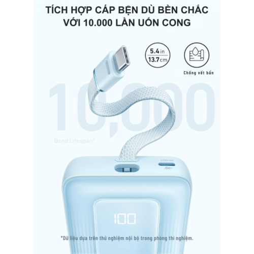 Pin Sạc Dự Phòng Anker A1688 - Anker Zolo 10.000mAh 30W A1688 Tích Hợp Cáp USB-C - Hình ảnh 3