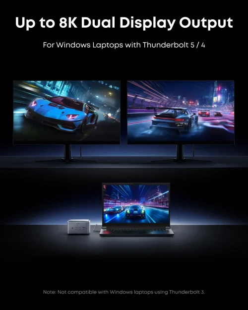 Trạm Chuyển Đổi Anker Prime Thunderbolt 5 Docking Station 14in1 - Kết Nối Tối Thượng, 8K Sắc Nét, Sạc 140W - Hình ảnh 4