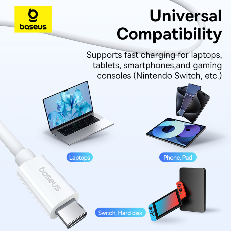 Cáp sạc nhanh hiệu Baseus Superior 2 USB4 Full-Function USB-C to USB-C 240W - Trải nghiệm đỉnh cao của kết nối với cáp <strong>Baseus Superior 2 USB4</strong> – sợi cáp "tất cả trong một" duy nhất bạn cần. Với công nghệ USB4 tiên tiến, sản phẩm mang đến tốc độ truyền dữ liệu lên đến 40Gbps, khả năng xuất video 8K@60Hz siêu nét và công suất sạc PD 3.1 240W mạnh mẽ nhất, sẵn sàng nạp năng lượng cho cả laptop gaming. Thiết kế "Superior 2" siêu bền với lớp vỏ bện dù và đầu cắm hợp kim, đảm bảo tuổi thọ vượt trội. Dù là sạc, truyền dữ liệu hay xuất hình ảnh, <strong>Baseus Superior 2 USB4</strong> đều đáp ứng một cách hoàn hảo. Hãy đầu tư vào sợi cáp của tương lai ngay hôm nay.