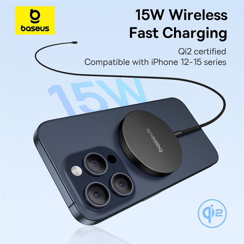 Đế sạc không dây Magnetic hiệu Baseus Simple Mini4 Air Qi2 15W - Tạm biệt tốc độ sạc không dây 7.5W chậm chạp! Đế sạc <strong>Baseus Simple Mini4 Air Qi2 15W</strong> mang đến tương lai của sạc năng lượng. Được chứng nhận chuẩn Qi2 mới nhất, sản phẩm cung cấp công suất sạc không dây 15W thực thụ, nhanh gấp đôi so với các loại sạc MagSafe thông thường. Lực hút từ tính mạnh mẽ đảm bảo căn chỉnh hoàn hảo mỗi lần sạc, giúp tối ưu hiệu suất và giảm sinh nhiệt. Với thiết kế "Simple Mini Air" siêu mỏng từ hợp kim nhôm và kính cường lực, đây không chỉ là một đế sạc mà còn là một vật trang trí công nghệ đầy tinh tế. Hãy nâng cấp trải nghiệm sạc của bạn với <strong>Baseus Simple Mini4 Air Qi2 15W</strong>.