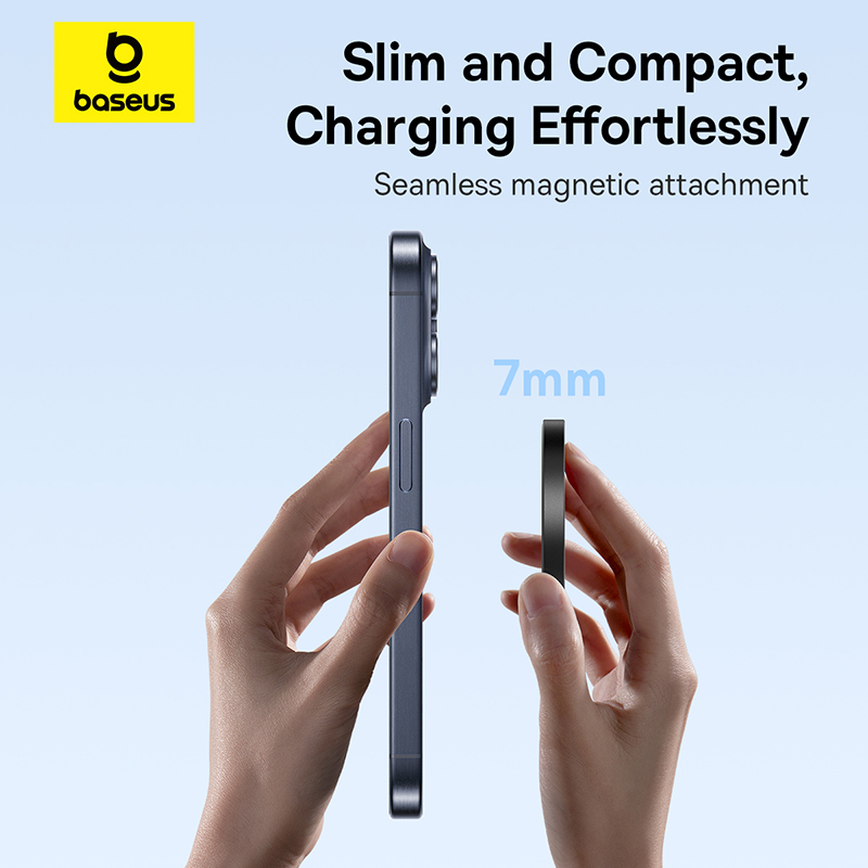 Đế sạc không dây Magnetic hiệu Baseus Simple Mini4 Air Qi2 15W - Tạm biệt tốc độ sạc không dây 7.5W chậm chạp! Đế sạc <strong>Baseus Simple Mini4 Air Qi2 15W</strong> mang đến tương lai của sạc năng lượng. Được chứng nhận chuẩn Qi2 mới nhất, sản phẩm cung cấp công suất sạc không dây 15W thực thụ, nhanh gấp đôi so với các loại sạc MagSafe thông thường. Lực hút từ tính mạnh mẽ đảm bảo căn chỉnh hoàn hảo mỗi lần sạc, giúp tối ưu hiệu suất và giảm sinh nhiệt. Với thiết kế "Simple Mini Air" siêu mỏng từ hợp kim nhôm và kính cường lực, đây không chỉ là một đế sạc mà còn là một vật trang trí công nghệ đầy tinh tế. Hãy nâng cấp trải nghiệm sạc của bạn với <strong>Baseus Simple Mini4 Air Qi2 15W</strong>.