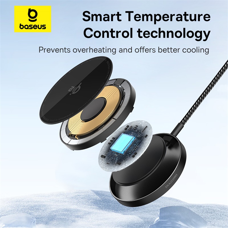 Đế sạc không dây Magnetic hiệu Baseus Simple Mini4 Air Qi2 15W - Tạm biệt tốc độ sạc không dây 7.5W chậm chạp! Đế sạc <strong>Baseus Simple Mini4 Air Qi2 15W</strong> mang đến tương lai của sạc năng lượng. Được chứng nhận chuẩn Qi2 mới nhất, sản phẩm cung cấp công suất sạc không dây 15W thực thụ, nhanh gấp đôi so với các loại sạc MagSafe thông thường. Lực hút từ tính mạnh mẽ đảm bảo căn chỉnh hoàn hảo mỗi lần sạc, giúp tối ưu hiệu suất và giảm sinh nhiệt. Với thiết kế "Simple Mini Air" siêu mỏng từ hợp kim nhôm và kính cường lực, đây không chỉ là một đế sạc mà còn là một vật trang trí công nghệ đầy tinh tế. Hãy nâng cấp trải nghiệm sạc của bạn với <strong>Baseus Simple Mini4 Air Qi2 15W</strong>.
