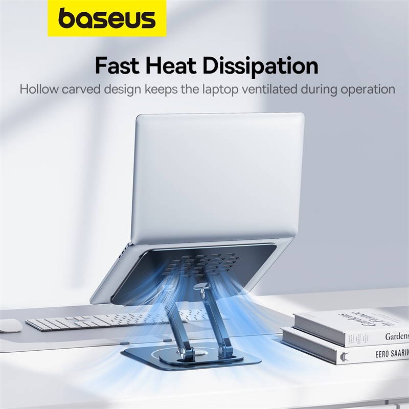 Giá đỡ Laptop hiệu Baseus UltraStable Pro Series Rotatable and Foldable Space Grey - Nâng tầm không gian làm việc của bạn lên một đẳng cấp chuyên nghiệp với giá đỡ laptop <strong>Baseus UltraStable Pro Series</strong>. Được chế tác từ hợp kim nhôm nguyên khối siêu vững chắc, sản phẩm mang lại sự ổn định tuyệt đối cho cả những chiếc laptop nặng nhất. Tận hưởng sự linh hoạt tối đa với tính năng xoay 360° độc đáo, dễ dàng chia sẻ màn hình và tùy chỉnh góc nhìn. Thiết kế công thái học giúp nâng cao màn hình ngang tầm mắt, cải thiện tư thế và chống mỏi cổ vai gáy hiệu quả. Khi không sử dụng, giá đỡ có thể gập gọn hoàn toàn, tiện lợi mang theo mọi lúc mọi nơi. Hãy đầu tư cho sức khỏe và hiệu suất làm việc với <strong>Baseus UltraStable Pro Series</strong>.