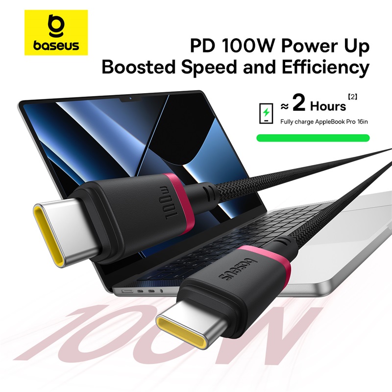 Cáp sạc nhanh hiệu Baseus Dura Series Type-C to Type-C 100W 2m - Trải nghiệm sức mạnh và độ bền tối thượng với cáp sạc <strong>Baseus Dura Series Type-C to Type-C</strong>. Đây là giải pháp "một cáp cho tất cả", cung cấp công suất sạc nhanh lên đến 100W, đủ sức nạp đầy năng lượng cho cả MacBook Pro, iPad và các dòng điện thoại Android cao cấp nhất. Thiết kế "Dura" siêu bền với lớp vỏ bện dù nylon và khớp nối chống gãy, đảm bảo tuổi thọ vượt trội. Với chiều dài lý tưởng 2m và chip E-Marker thông minh, sợi cáp này mang đến sự tiện lợi, an toàn và hiệu suất sạc đỉnh cao. Nâng cấp ngay hôm nay với <strong>Baseus Dura Series Type-C to Type-C</strong> để không bao giờ phải lo lắng về cáp sạc nữa.