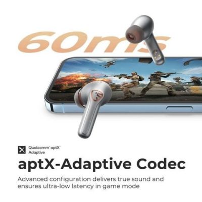 Tai nghe Bluetooth True Wireless Earbuds SoundPeats H2, In-ear, Hybrid Driver 8mm, Pin 20H, IPX4, Bluetooth 5.2, aptX Adaptive, Game Mode - Tai nghe <strong>Earbuds SoundPeats H2</strong> với thiết kế in-ear thời thượng, Hybrid Driver (8mm Dynamic + Knowles BA), âm thanh Hi-Fi, codec aptX/SBC/AAC. Pin 7H (tai nghe), 20H (với hộp sạc), sạc USB-C. IPX4 chống nước, micro kép cVc 8.0, Bluetooth 5.4, Game Mode 60ms. Bảo hành 24 tháng, lý tưởng nghe nhạc, chơi game, đàm thoại.