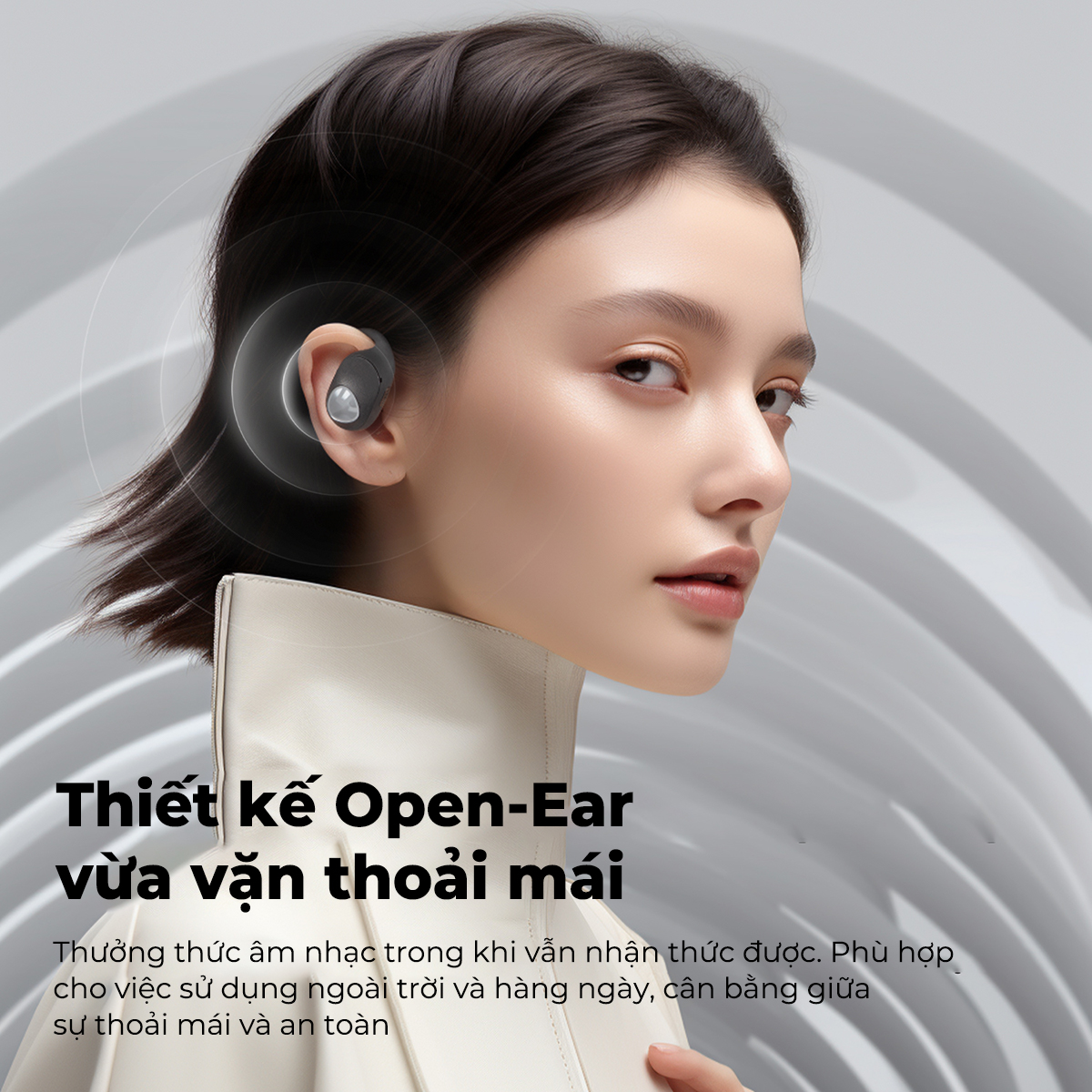 Tai nghe Bluetooth thể thao SoundPEATS Gofree 2, Open-Ear, Driver 16.2mm, Pin 35H, IPX5, Bluetooth 5.3, ENC, Game Mode - <p dir="ltr" data-pm-slice="1 1 []">Tai nghe <strong>SoundPEATS Gofree 2</strong> thiết kế Open-Ear, driver 16.2mm, âm thanh Hi-Res với codec LDAC/AAC/SBC. Pin 9H (tai nghe), 35H (với hộp sạc), sạc USB-C. IPX5 chống nước, 4 mic ENC, Bluetooth 5.3, độ trễ 60ms (Game Mode). Tương thích app SoundPEATS tùy chỉnh EQ. Bảo hành 12 tháng, lý tưởng cho thể thao, nghe nhạc, đàm thoại.</p>
