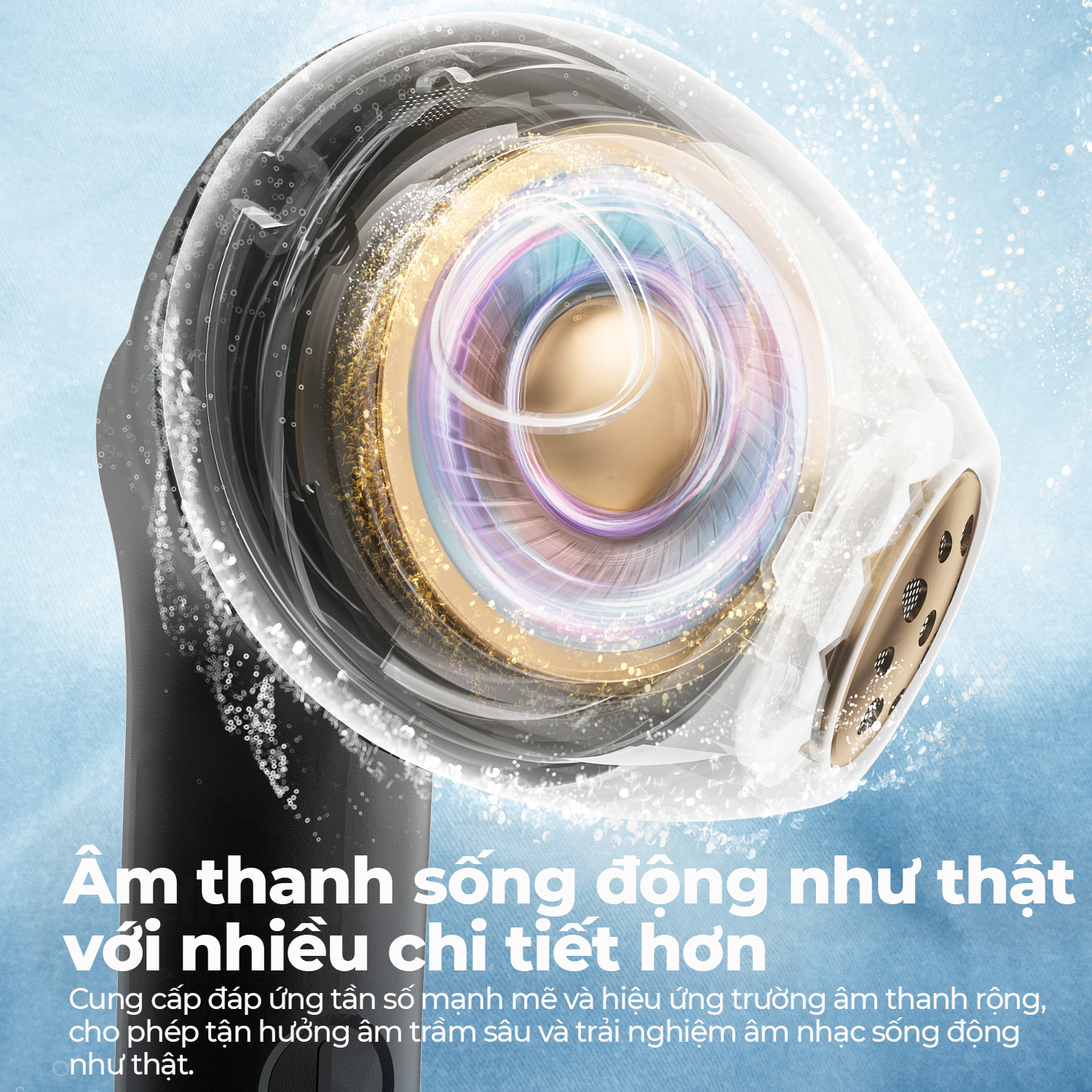 Tai nghe Bluetooth SoundPEATS Air4 Lite, Semi-in-ear, Driver 13mm, Pin 30H, IPX4, Bluetooth 5.3, LDAC, 6 Mic ENC - Tai nghe <strong>SoundPEATS Air4 Lite</strong> với công nghệ <strong>SoundPEATS Air4 Lite,</strong> thiết kế semi-in-ear, driver 13mm, âm thanh Hi-Res qua codec LDAC. Pin 7H (tai nghe), 30H (với hộp sạc), sạc USB-C. IPX4 chống nước, 6 mic ENC, Bluetooth 5.3, độ trễ 80ms (Game Mode). App PeatsAudio tùy chỉnh EQ. Bảo hành 12 tháng, lý tưởng nghe nhạc, chơi game.