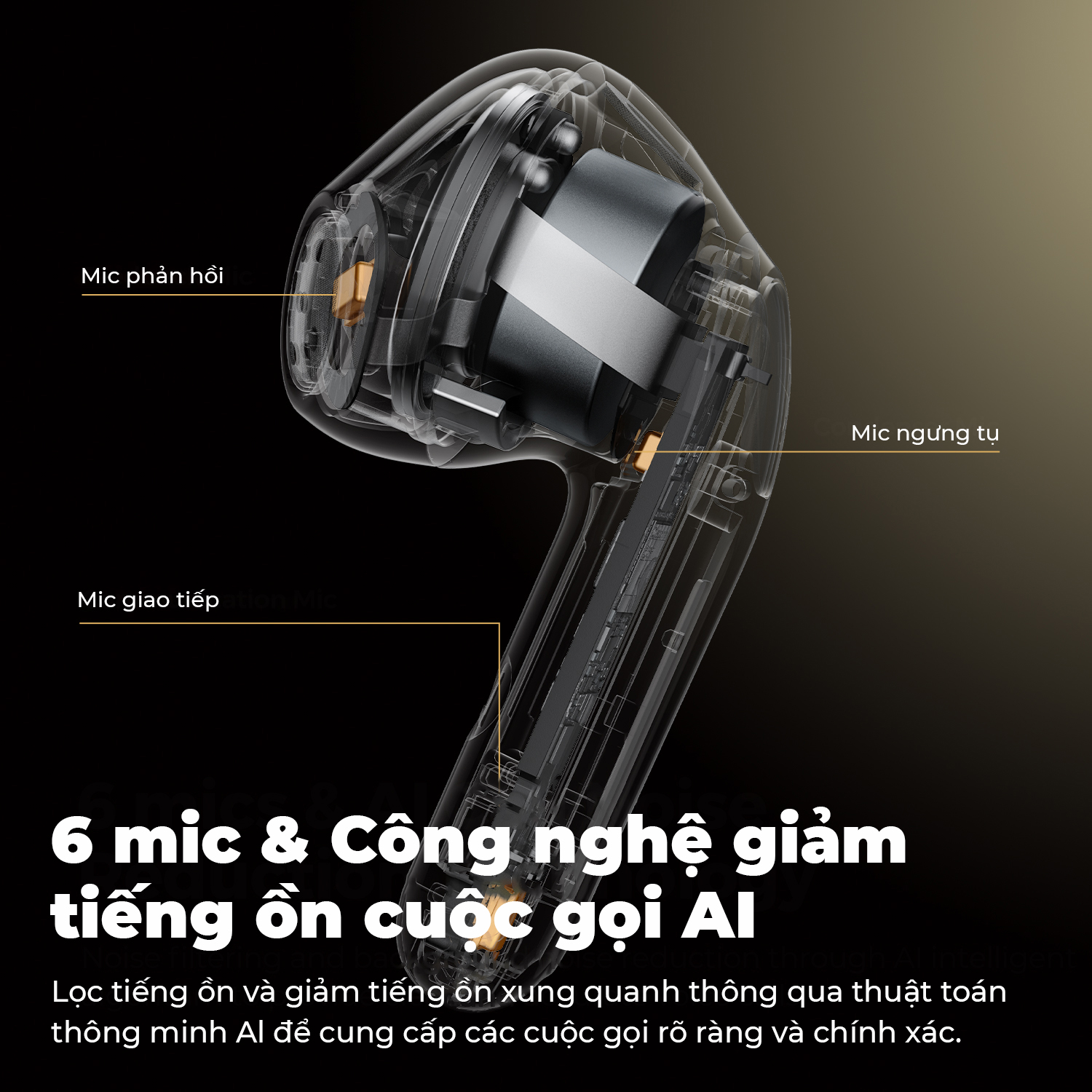 Tai nghe Bluetooth SoundPEATS Air4, Semi-in-ear, Driver 13mm, Pin 26H, IPX4, Bluetooth 5.3, ANC, aptX Lossless - Tai nghe<strong> SoundPEATS Air4</strong> với công nghệ <strong>SoundPEATS Air4</strong>, thiết kế semi-in-ear, driver 13mm, âm thanh chất lượng CD qua codec aptX Lossless. Pin 6.5H (tai nghe), 26H (với hộp sạc), sạc USB-C. IPX4 chống nước, 6 mic ENC, Bluetooth 5.3, độ trễ 88ms (Game Mode). App PeatsAudio tùy chỉnh EQ. Bảo hành 12 tháng, lý tưởng nghe nhạc, chơi game.