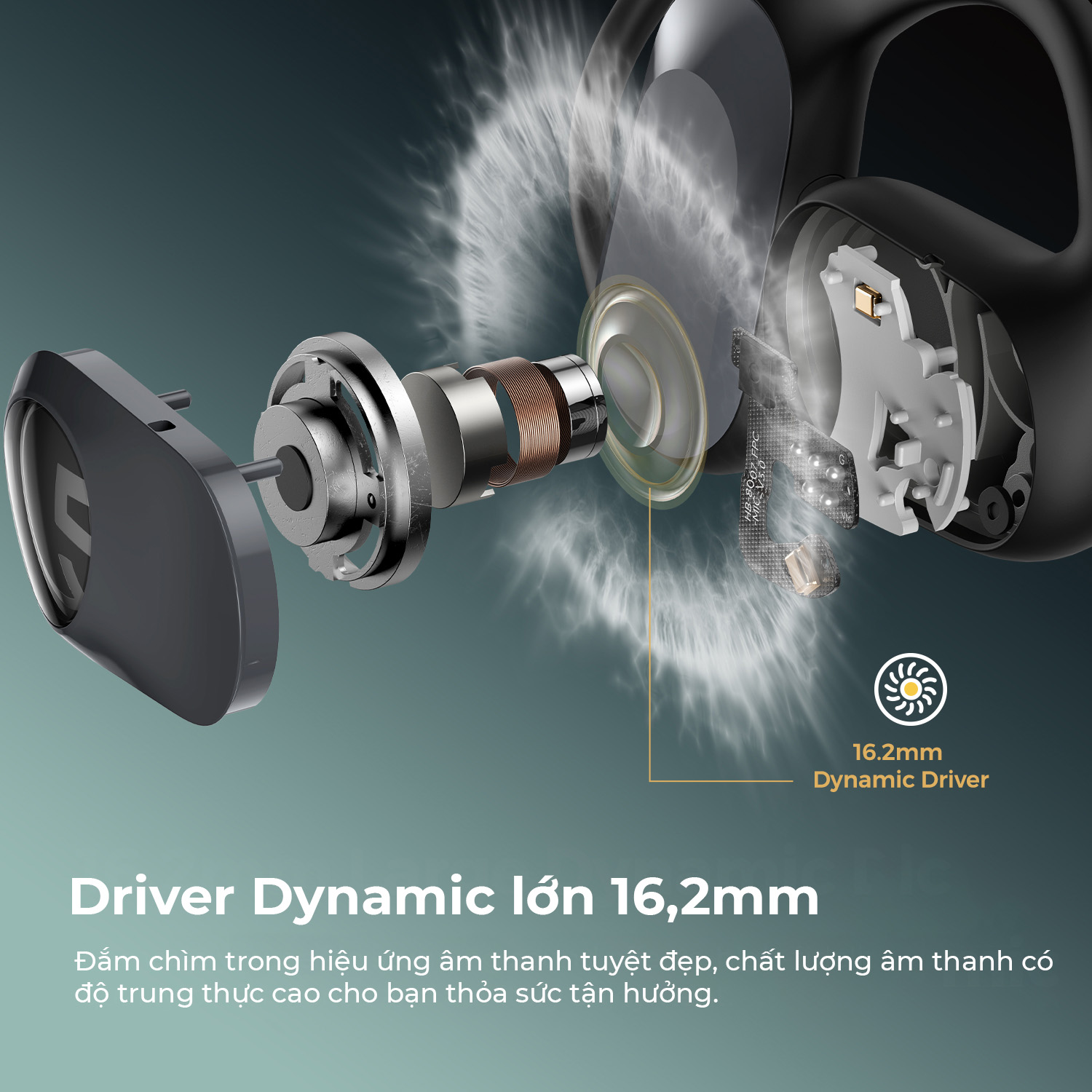 Tai nghe Bluetooth thể thao SoundPEATS RunFree, Open-Ear, Driver 16.2mm, Pin 14H, IPX7, Bluetooth 5.3, ENC - Tai nghe <strong>SoundPEATS RunFree</strong> với công nghệ RunFree, thiết kế Open-Ear, driver 16.2mm, âm thanh sống động. Pin 14H, sạc USB-C, Bluetooth 5.3, độ trễ thấp. IPX7 chống nước, 4 mic ENC, trọng lượng 31g. Hỗ trợ app PeatsAudio tùy chỉnh EQ. Bảo hành 12 tháng, lý tưởng cho chạy bộ, tập gym, nghe nhạc.