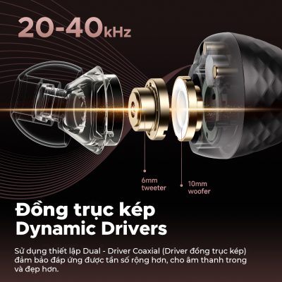 Tai nghe Bluetooth thể thao SoundPEATS Engine4, In-Ear, Coaxial Dual Driver, LDAC Hi-Res, Pin 43H, IPX4, Bluetooth 5.3, ENC - Tai nghe <strong>SoundPEATS Engine4</strong> với công nghệ <strong>SoundPEATS Engine4</strong>, thiết kế in-ear, Coaxial Dual Driver (10mm+6mm), âm thanh Hi-Res LDAC. Pin 12.5H (tai nghe), 43H (với hộp sạc), sạc USB-C. IPX4 chống nước, 4 mic ENC, Bluetooth 5.3, độ trễ 70ms (Game Mode). App PeatsAudio tùy chỉnh EQ. Bảo hành 12 tháng, lý tưởng cho thể thao, nghe nhạc.