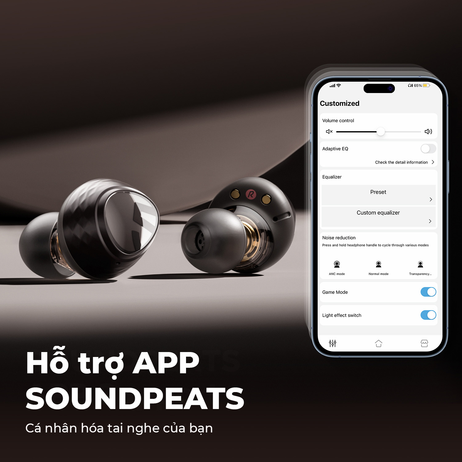 Tai nghe Bluetooth thể thao SoundPEATS Engine4, In-Ear, Coaxial Dual Driver, LDAC Hi-Res, Pin 43H, IPX4, Bluetooth 5.3, ENC - Tai nghe <strong>SoundPEATS Engine4</strong> với công nghệ <strong>SoundPEATS Engine4</strong>, thiết kế in-ear, Coaxial Dual Driver (10mm+6mm), âm thanh Hi-Res LDAC. Pin 12.5H (tai nghe), 43H (với hộp sạc), sạc USB-C. IPX4 chống nước, 4 mic ENC, Bluetooth 5.3, độ trễ 70ms (Game Mode). App PeatsAudio tùy chỉnh EQ. Bảo hành 12 tháng, lý tưởng cho thể thao, nghe nhạc.