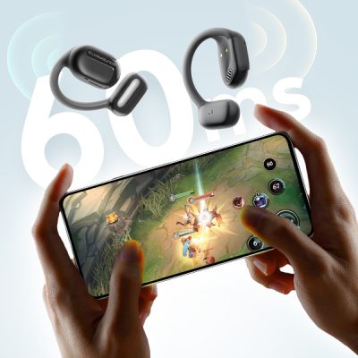 Tai nghe Bluetooth thể thao SoundPEATS GoFree, Open-Ear, Driver 16.2mm, Pin 45H, IPX4, Bluetooth 5.3, ENC - Tai nghe<strong> SoundPEATS GoFree</strong> với công nghệ <strong>SoundPEATS GoFree</strong>, thiết kế Open-Ear, driver 16.2mm, âm thanh sống động. Pin 10H (tai nghe), 45H (với hộp sạc), sạc USB-C. IPX4 chống nước, 4 mic ENC, Bluetooth 5.3, độ trễ 60ms (Game Mode). App PeatsAudio tùy chỉnh EQ. Bảo hành 12 tháng, lý tưởng cho chạy bộ, tập gym.