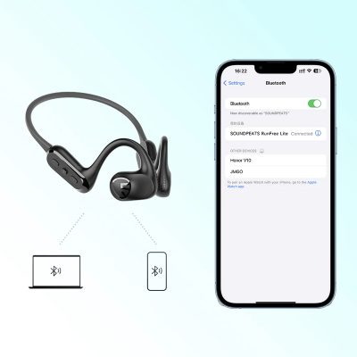 Tai nghe Bluetooth thể thao SoundPEATS RunFree Lite, Open-Ear, Driver 16.2mm, Pin 14H, IPX4, Bluetooth 5.3, ENC - Tai nghe <strong>SoundPEATS RunFree Lite</strong> với công nghệ <strong>SoundPEATS RunFree Lite</strong>, thiết kế Open-Ear, driver 16.2mm, âm thanh sống động. Pin 14H, sạc USB-C, Bluetooth 5.3, độ trễ thấp. IPX4 chống nước, 2 mic ENC, trọng lượng 28g. Hỗ trợ app PeatsAudio tùy chỉnh EQ. Bảo hành 12 tháng, lý tưởng cho chạy bộ, tập gym, nghe nhạc.
