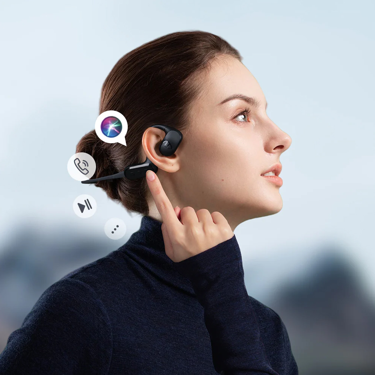 Tai nghe Bluetooth thể thao SoundPEATS RunFree Lite, Open-Ear, Driver 16.2mm, Pin 14H, IPX4, Bluetooth 5.3, ENC - Tai nghe <strong>SoundPEATS RunFree Lite</strong> với công nghệ <strong>SoundPEATS RunFree Lite</strong>, thiết kế Open-Ear, driver 16.2mm, âm thanh sống động. Pin 14H, sạc USB-C, Bluetooth 5.3, độ trễ thấp. IPX4 chống nước, 2 mic ENC, trọng lượng 28g. Hỗ trợ app PeatsAudio tùy chỉnh EQ. Bảo hành 12 tháng, lý tưởng cho chạy bộ, tập gym, nghe nhạc.