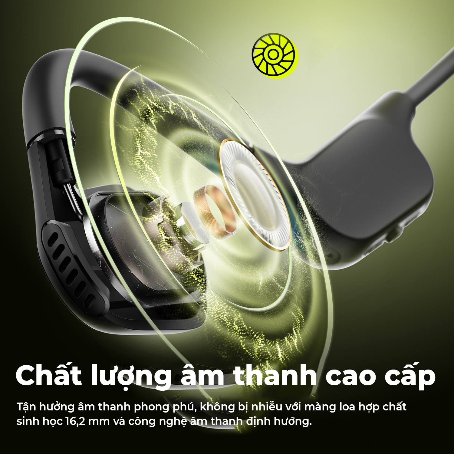 Tai nghe Bluetooth thể thao SoundPEATS RunFree Lite 2, Open-Ear, Driver 16.2mm, Pin 15H, IPX4, Bluetooth 5.3, ENC - Tai nghe <strong>SoundPEATS RunFree Lite 2</strong> với công nghệ<strong> SoundPEATS RunFree Lite 2</strong>, thiết kế Open-Ear, driver 16.2mm, âm thanh sống động. Pin 15H, sạc USB-C, Bluetooth 5.3, độ trễ thấp. IPX4 chống nước, 2 mic ENC, hỗ trợ kết nối kép. Trọng lượng 27g, app PeatsAudio tùy chỉnh EQ. Bảo hành 12 tháng, lý tưởng cho chạy bộ, tập gym.