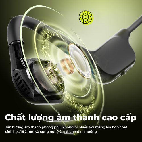 Tai nghe Bluetooth thể thao SoundPEATS RunFree Lite 2, Open-Ear, Driver 16.2mm, Pin 15H, IPX4, Bluetooth 5.3, ENC - Hình ảnh 2