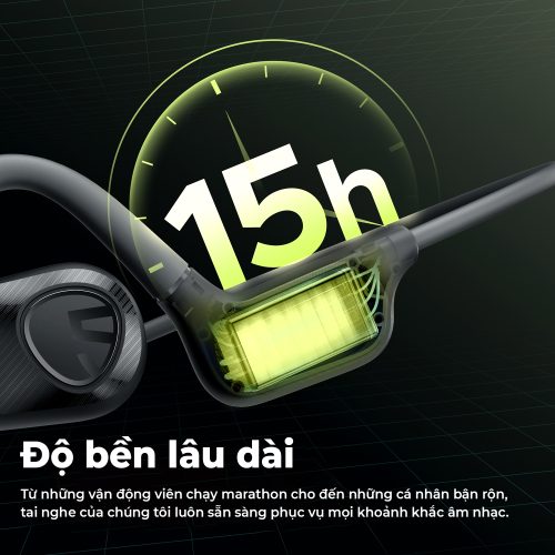 Tai nghe Bluetooth thể thao SoundPEATS RunFree Lite 2, Open-Ear, Driver 16.2mm, Pin 15H, IPX4, Bluetooth 5.3, ENC - Hình ảnh 6