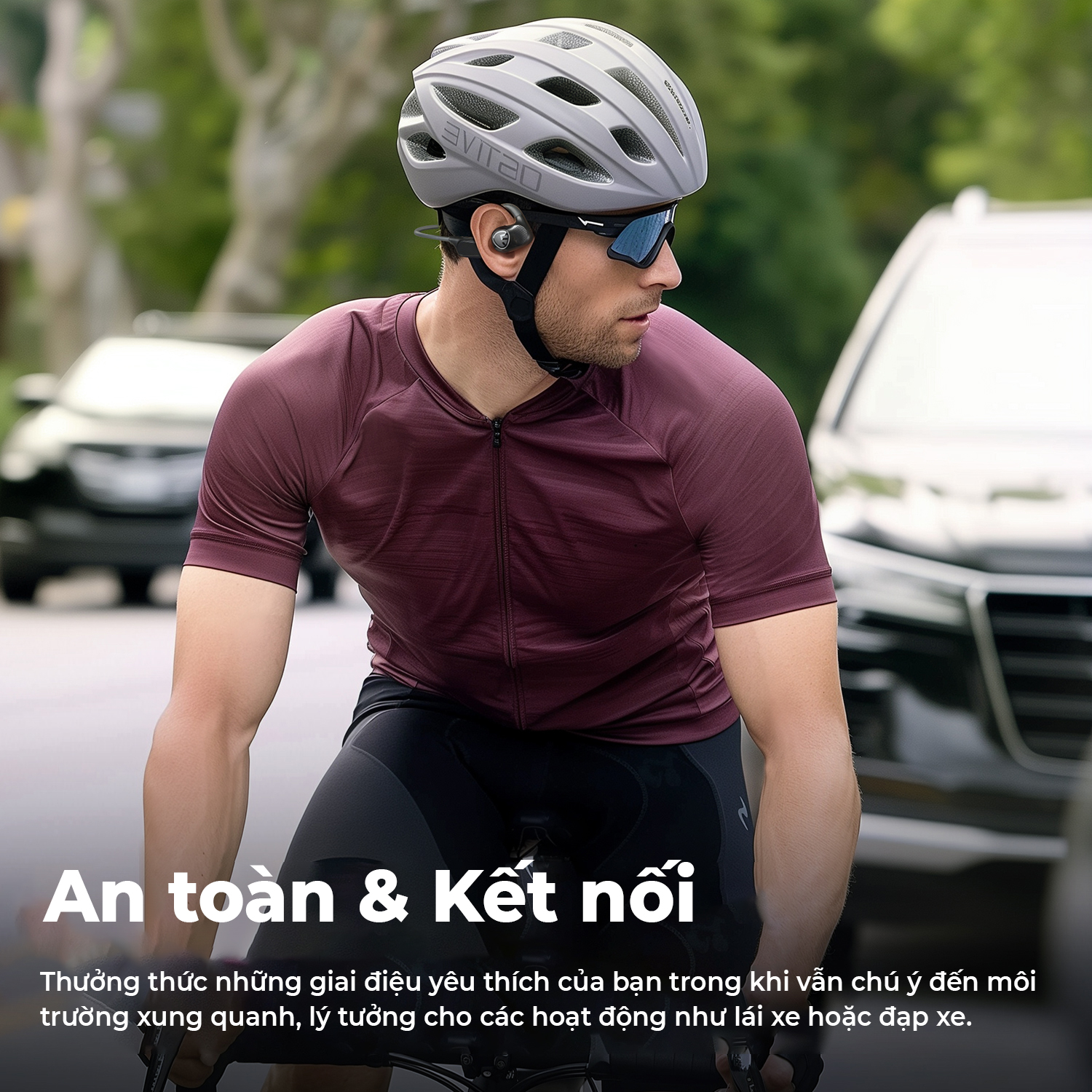Tai nghe Bluetooth thể thao SoundPEATS RunFree Lite 2, Open-Ear, Driver 16.2mm, Pin 15H, IPX4, Bluetooth 5.3, ENC - Tai nghe <strong>SoundPEATS RunFree Lite 2</strong> với công nghệ<strong> SoundPEATS RunFree Lite 2</strong>, thiết kế Open-Ear, driver 16.2mm, âm thanh sống động. Pin 15H, sạc USB-C, Bluetooth 5.3, độ trễ thấp. IPX4 chống nước, 2 mic ENC, hỗ trợ kết nối kép. Trọng lượng 27g, app PeatsAudio tùy chỉnh EQ. Bảo hành 12 tháng, lý tưởng cho chạy bộ, tập gym.