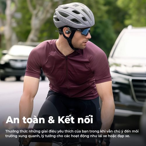 Tai nghe Bluetooth thể thao SoundPEATS RunFree Lite 2, Open-Ear, Driver 16.2mm, Pin 15H, IPX4, Bluetooth 5.3, ENC - Hình ảnh 4