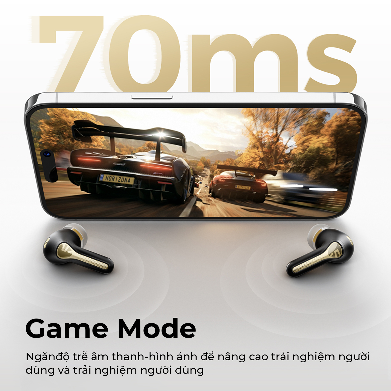Tai nghe Bluetooth SoundPEATS Capsule 3 Pro+ (Plus), Hi-Res Audio, LDAC, ANC -45dB, Driver 12mm+XMEMS, Pin 43H, Bluetooth 5.3 - Tai nghe<strong> SoundPEATS Capsule 3 Pro+ (Plus)</strong> với công nghệ <strong>SoundPEATS Capsule 3 Pro+ (Plus)</strong>, Hi-Res Audio, codec LDAC, driver 12mm+XMEMS, âm thanh sống động. ANC -45dB, 6 mic ENC, Bluetooth 5.3, độ trễ 70ms. Pin 6.5H (tai nghe), 43H (với hộp sạc), sạc không dây. IPX4 chống nước, app PeatsAudio tùy chỉnh EQ. Bảo hành 12 tháng.