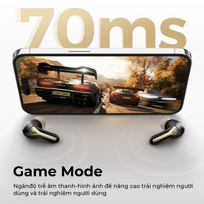 Tai nghe Bluetooth SoundPEATS Capsule 3 Pro+ (Plus), Hi-Res Audio, LDAC, ANC -45dB, Driver 12mm+XMEMS, Pin 43H, Bluetooth 5.3 - Tai nghe<strong> SoundPEATS Capsule 3 Pro+ (Plus)</strong> với công nghệ <strong>SoundPEATS Capsule 3 Pro+ (Plus)</strong>, Hi-Res Audio, codec LDAC, driver 12mm+XMEMS, âm thanh sống động. ANC -45dB, 6 mic ENC, Bluetooth 5.3, độ trễ 70ms. Pin 6.5H (tai nghe), 43H (với hộp sạc), sạc không dây. IPX4 chống nước, app PeatsAudio tùy chỉnh EQ. Bảo hành 12 tháng.