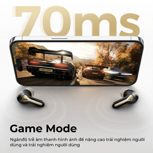 Tai nghe Bluetooth SoundPEATS Capsule 3 Pro+ (Plus), Hi-Res Audio, LDAC, ANC -45dB, Driver 12mm+XMEMS, Pin 43H, Bluetooth 5.3 - Hình ảnh 6