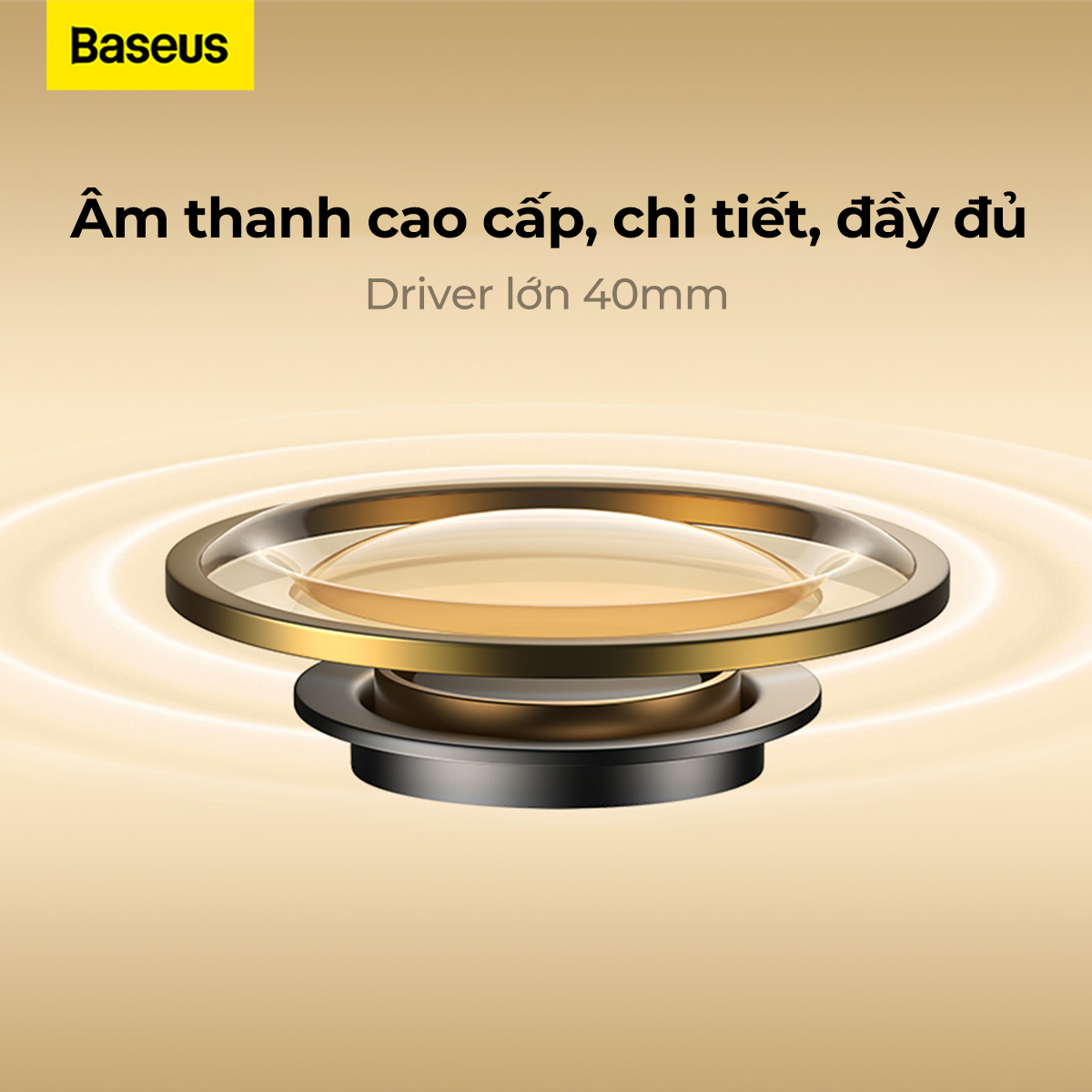 Tai Nghe Chụp Tai Không Dây Baseus Bowie D05 - Chống Ồn, Âm Thanh Hi-Fi, Pin 70 Giờ, Độ Trễ Thấp Chơi Game - Tận hưởng không gian âm nhạc riêng tư và đắm chìm trong thế giới game với tai nghe chụp tai <strong>Baseus Bowie D05</strong>. Nổi bật với thời lượng pin cực khủng lên đến 70 giờ, bạn có thể nghe nhạc cả tuần mà không cần lo lắng về việc sạc pin. Màng loa dynamic 40mm mang đến chất âm Hi-Fi sống động, bass sâu và treble chi tiết. Kích hoạt chế độ gaming với độ trễ siêu thấp chỉ 0.06s, cho trải nghiệm chơi game và xem phim đồng bộ hoàn hảo. Thiết kế chụp tai công thái học, siêu nhẹ cùng đệm tai protein mềm mại đảm bảo sự thoải mái tối đa khi đeo trong thời gian dài. <strong>Baseus Bowie D05</strong> hỗ trợ kết nối kép không dây/có dây linh hoạt, là lựa chọn hoàn hảo cho mọi nhu cầu.