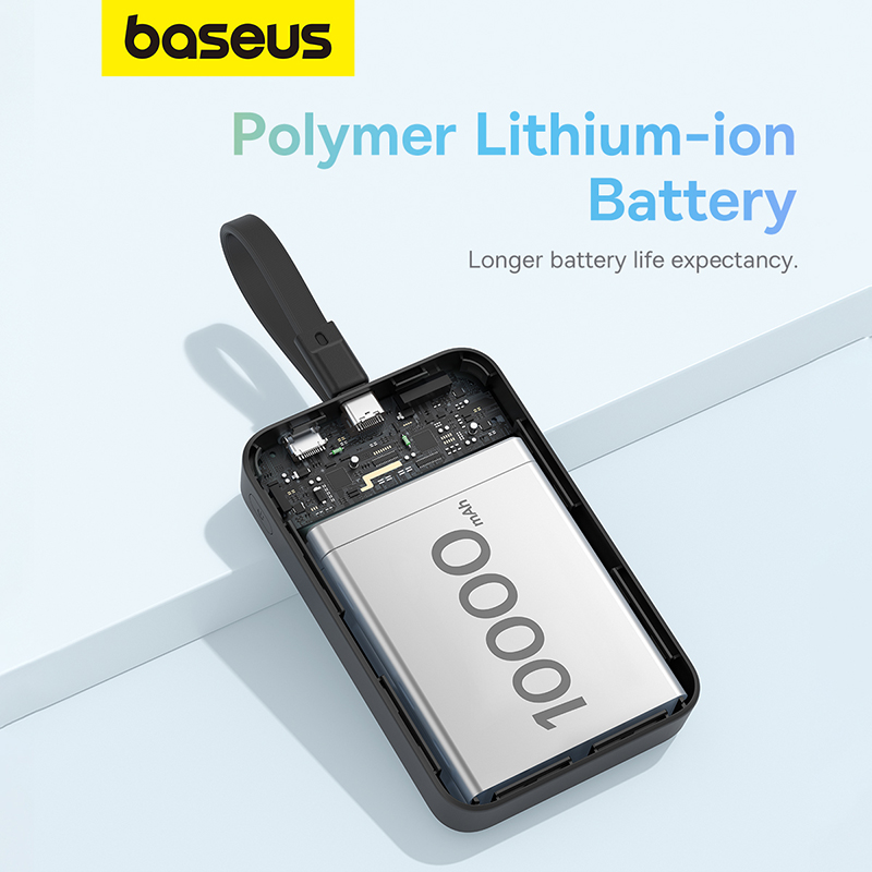 Sạc dự phòng không dây hiệu Baseus Magnetic Mini Fast Charge Type-C Edition 10000mAh 30W - Tạm biệt sự cồng kềnh với pin sạc dự phòng <strong>Baseus Magnetic Mini</strong> 10000mAh 30W! Đây là giải pháp năng lượng tối ưu, kết hợp thiết kế siêu nhỏ gọn (nhỏ hơn cả iPhone Mini) và sức mạnh sạc nhanh PD 30W đột phá. Lực hít từ tính cực mạnh bám chắc vào mặt lưng iPhone, cho phép bạn vừa sạc không dây, vừa sử dụng điện thoại thoải mái. Công suất 30W đủ sức sạc nhanh cho cả iPhone, các dòng flagship Android và thậm chí là MacBook Air. Dung lượng 10000mAh bền bỉ cùng màn hình LED kỹ thuật số hiển thị chính xác % pin. <strong>Baseus Magnetic Mini</strong> là sự lựa chọn hoàn hảo cho người dùng tìm kiếm sức mạnh, sự tiện lợi và tính di động tối đa.