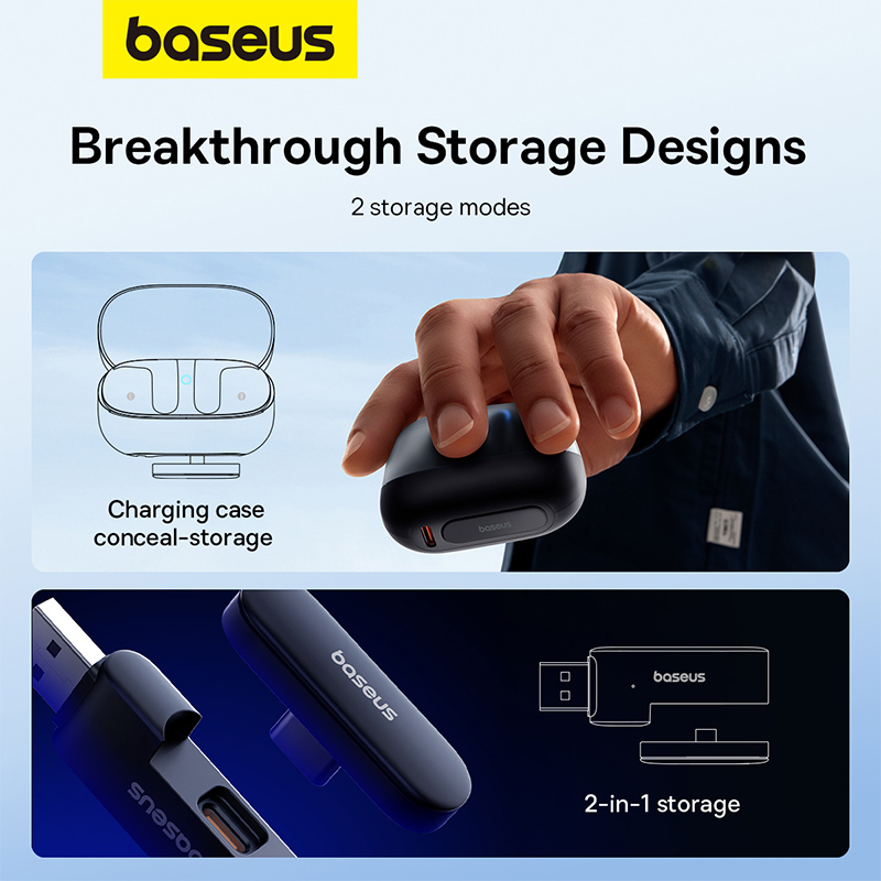 Tai nghe không dây hiệu Baseus AeQur G10 - Chinh phục mọi đấu trường ảo với tai nghe gaming <strong>Baseus AeQur G10</strong>. Được thiết kế dành riêng cho game thủ, tai nghe mang đến độ trễ siêu thấp chỉ 25ms qua kết nối 2.4G Dongle, cho phản ứng tức thì và lợi thế tuyệt đối. Công nghệ kết nối kép đột phá cho phép bạn vừa chơi game trên PC/Console, vừa nhận cuộc gọi từ điện thoại qua Bluetooth 5.3 mà không cần tháo tai nghe. Đắm chìm trong không gian âm thanh vòm 360° sống động, xác định chính xác vị trí kẻ địch. Thiết kế mecha đầy cảm hứng cùng đèn RGB rực rỡ thể hiện cá tính. Trang bị ngay <strong>Baseus AeQur G10</strong> để thống trị thế giới game của bạn!