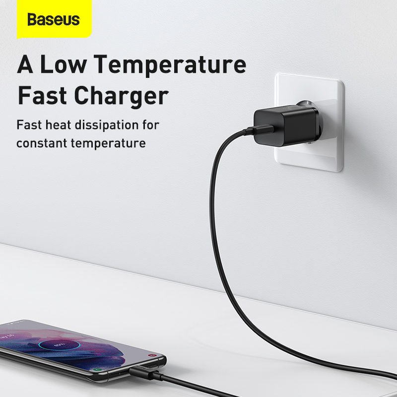 Sạc nhanh hiệu Baseus Super Si 1C 25W EU - Khai phá tối đa tốc độ sạc cho chiếc điện thoại flagship của bạn với củ sạc <strong>Baseus Super Si 1C 25W EU</strong>. Đây là giải pháp năng lượng tối ưu cho các dòng điện thoại Samsung cao cấp, hỗ trợ chuẩn sạc siêu nhanh 25W PPS, giúp nạp đầy pin trong thời gian ngắn nhất. Tích hợp công nghệ SuperSi tiên tiến, củ sạc có kích thước cực kỳ nhỏ gọn, chỉ tương đương củ sạc 5W nhưng mạnh mẽ hơn gấp nhiều lần. Ngoài ra, sản phẩm còn hỗ trợ sạc nhanh PD 20W cho iPhone. An toàn, hiệu quả và siêu di động, <strong>Baseus Super Si 1C 25W EU</strong> là sự nâng cấp hoàn hảo cho trải nghiệm sạc mỗi ngày.
