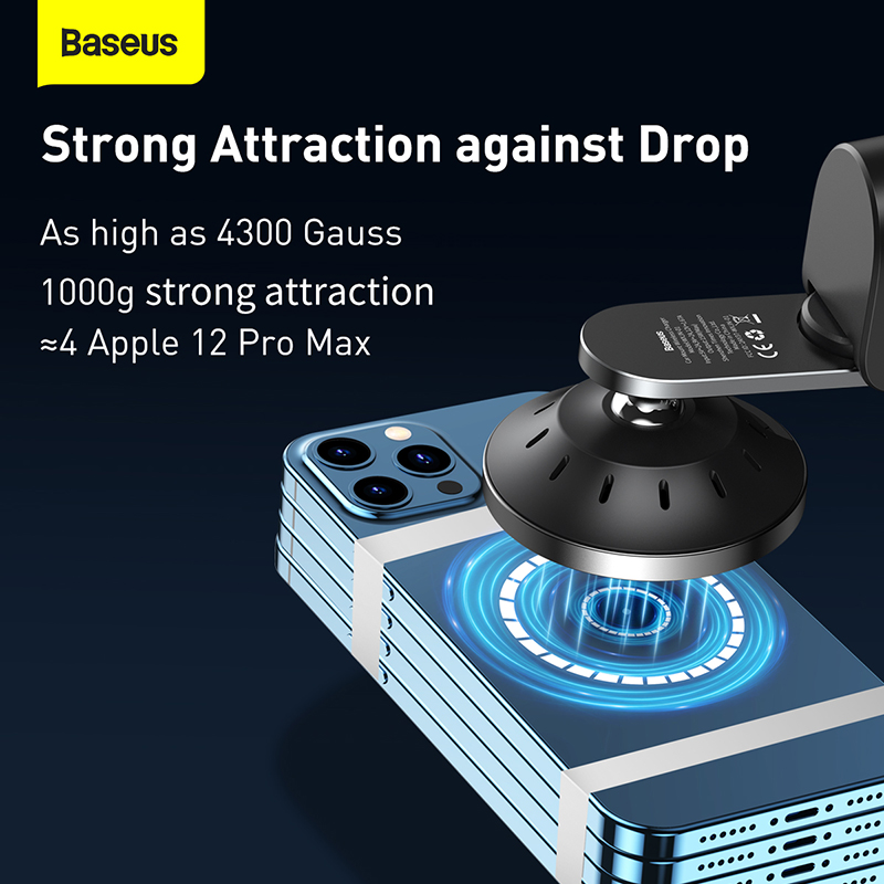Giá Đỡ Sạc Không Dây Ô Tô Baseus Big Energy - Hít Từ Tính Cực Mạnh, Sạc Nhanh 15W, Cho iPhone & Android - Trải nghiệm sự tiện lợi và sức mạnh từ tính vượt trội với giá đỡ sạc không dây <strong>Baseus Big Energy</strong>. Với lực hút nam châm N52 cực mạnh, sản phẩm giữ chặt điện thoại của bạn một cách ổn định trên mọi cung đường, loại bỏ hoàn toàn tình trạng rung lắc, rơi rớt. Tận hưởng tốc độ sạc nhanh không dây 15W, giúp nạp đầy năng lượng cho thiết bị trong suốt hành trình. Thiết kế tối giản, sang trọng với vòng đèn LED tinh tế, cùng khả năng xoay 360 độ linh hoạt, <strong>Baseus Big Energy</strong> không chỉ là một phụ kiện tiện ích mà còn là một điểm nhấn đẳng cấp cho nội thất xe hơi của bạn. Đây là người bạn đồng hành đáng tin cậy trên mọi nẻo đường.