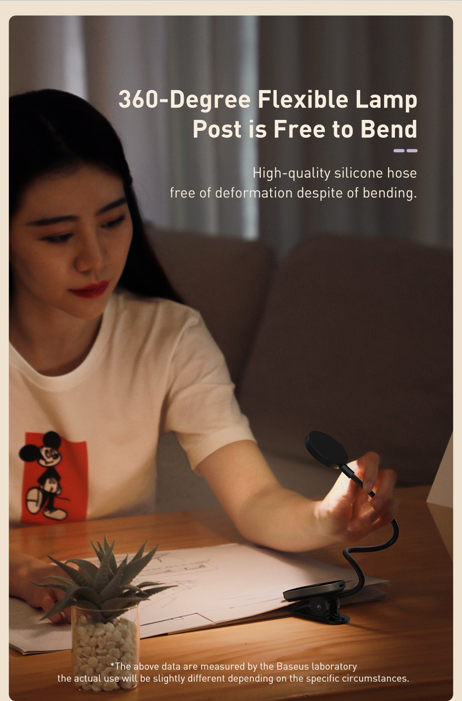 Đèn kẹp đọc sách mini hiệu Baseus Comfort Reading Mini Clip Lamp - Dành cho những tâm hồn yêu sách, đèn kẹp <strong>Baseus Comfort Reading Mini Clip Lamp</strong> là người bạn đồng hành không thể thiếu trong mỗi chuyến phiêu lưu con chữ. Với thiết kế kẹp thông minh, siêu nhẹ và linh hoạt, bạn có thể dễ dàng gắn đèn vào sách, máy đọc sách Kindle hay cạnh bàn. Sản phẩm cung cấp 3 chế độ sáng dịu nhẹ, không nhấp nháy, bảo vệ tối đa cho đôi mắt của bạn, giúp bạn đọc sách hàng giờ mà không mỏi mắt. Pin sạc dung lượng lớn cho thời gian sử dụng lên đến 24 giờ, cùng cổng sạc Type-C hiện đại. Hãy để <strong>Baseus Comfort Reading Mini Clip Lamp</strong> thắp sáng niềm đam mê đọc sách của bạn ở bất cứ đâu, bất cứ lúc nào, mà không làm phiền người xung quanh.