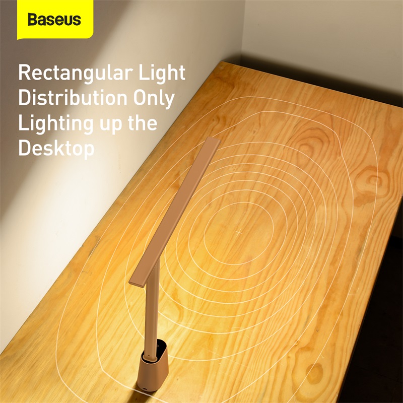 Đèn để bàn đọc sách hiệu Baseus Smart Eye Series Rechargeable Folding (Smart Light) - Bảo vệ đôi mắt của bạn và nâng cao hiệu suất làm việc với đèn bàn thông minh <strong>Baseus Smart Eye Series Rechargeable Folding</strong>. Đây là giải pháp chiếu sáng hoàn hảo cho không gian học tập và làm việc hiện đại, tích hợp công nghệ cảm biến ánh sáng môi trường để tự động điều chỉnh độ sáng phù hợp nhất cho mắt. Với chỉ số hoàn màu siêu cao Ra>95, ánh sáng không nhấp nháy và giảm ánh sáng xanh, sản phẩm tái tạo ánh sáng tự nhiên, chống mỏi mắt hiệu quả. Thiết kế gập gọn linh hoạt cùng pin sạc dung lượng lớn cho phép bạn sử dụng không dây ở bất cứ đâu. Hãy đầu tư vào sức khỏe đôi mắt và một không gian làm việc đẳng cấp với <strong>Baseus Smart Eye Series Rechargeable Folding</strong>.