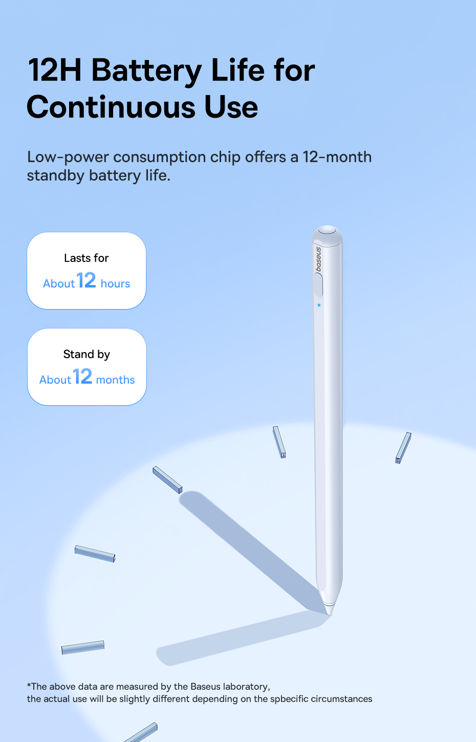 Bút cảm ứng hiệu Baseus Smooth Writing 2 Lite with LED Indicator (Active Wireless Version) - Giải phóng sức sáng tạo của bạn trên iPad với bút cảm ứng <strong>Baseus Smooth Writing 2 Lite</strong>. Đây là sự thay thế hoàn hảo cho Apple Pencil với mức giá cực kỳ hợp lý, mang đến trải nghiệm viết vẽ mượt mà, chính xác và không có độ trễ. Công nghệ chống tì tay (Palm Rejection) cho phép bạn tự do đặt tay lên màn hình như viết trên giấy thật. Điểm nhấn đặc biệt là khả năng hít sạc từ tính không dây ngay trên cạnh iPad (các dòng hỗ trợ) và đèn LED báo pin trực quan. Không cần kết nối Bluetooth, chỉ cần bật nguồn và sử dụng, <strong>Baseus Smooth Writing 2 Lite</strong> là lựa chọn thông minh cho học sinh, sinh viên và những người yêu thích ghi chú, phác thảo kỹ thuật số.