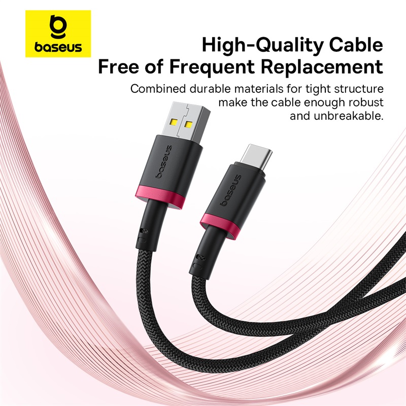 Cáp sạc nhanh hiệu Baseus Dura Series USB to Type-C 60W 2m - Tìm kiếm một sợi cáp vừa dài, vừa bền, vừa hỗ trợ sạc siêu nhanh cho điện thoại Android của bạn? <strong>Baseus Dura Series USB to Type-C</strong> dài 2m chính là câu trả lời. Được thiết kế để chịu được những điều kiện sử dụng khắc nghiệt nhất với lớp vỏ bện dù và khớp nối chống gãy, sợi cáp này đảm bảo độ bền vượt trội. Hỗ trợ công suất lên đến 60W (6A), sản phẩm tương thích hoàn hảo với các chuẩn sạc nhanh độc quyền như Huawei SuperCharge, OPPO VOOC, Xiaomi Turbo Charge. Với chiều dài 2m tiện lợi, <strong>Baseus Dura Series USB to Type-C</strong> mang đến sự tự do và tốc độ, là sự nâng cấp hoàn hảo cho sợi cáp gốc của bạn.