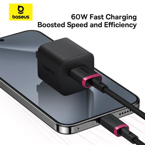 Cáp sạc nhanh hiệu Baseus Dura Series USB to Type-C 60W 1m - Hình ảnh 4