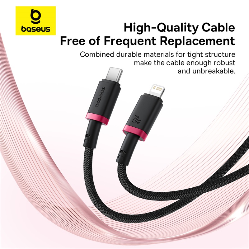 Cáp sạc nhanh hiệu Baseus Dura Series Type-C to iP 20W 2m - Hãy quên đi những sợi cáp ngắn và dễ hỏng! Cáp sạc <strong>Baseus Dura Series Type-C to iP</strong> dài 2m chính là giải pháp tối ưu cho sự bền bỉ và tiện lợi. Với chiều dài lý tưởng, bạn có thể thoải mái sử dụng iPhone/iPad trong khi sạc từ khoảng cách xa. Hỗ trợ sạc nhanh Power Delivery 20W, sản phẩm giúp nạp đầy 60% pin chỉ trong 30 phút. Đúng như tên gọi "Dura", sợi cáp được bọc dù nylon siêu bền, khớp nối gia cố chống gãy gập, đảm bảo tuổi thọ vượt trội. Đây là sự lựa chọn hoàn hảo để thay thế cáp sạc gốc, mang lại trải nghiệm sạc không giới hạn. Nâng cấp ngay với <strong>Baseus Dura Series Type-C to iP</strong>.