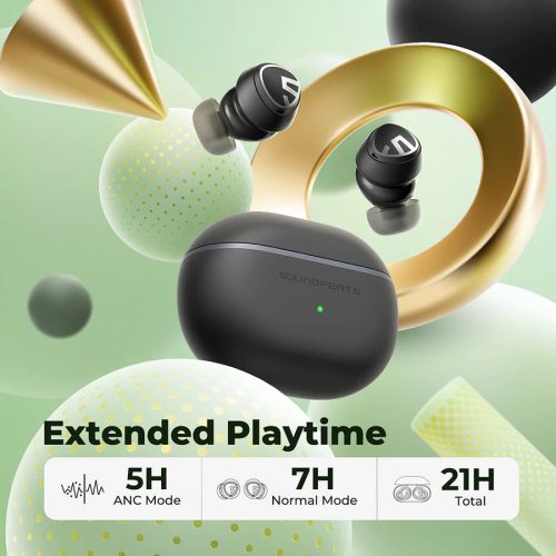Tai nghe Bluetooth True Wireless SoundPeats Mini Pro, In-ear, Driver 10mm, Pin 21H, IPX5, Bluetooth 5.2, ANC, aptX Adaptive - Hình ảnh 5