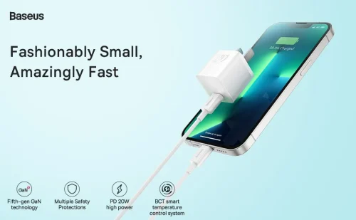 Củ sạc nhanh Baseus GaN5 Fast Charger 1C 20W - Hình ảnh 3