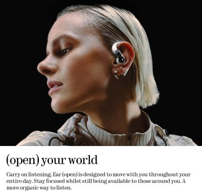 Tai nghe Bluetooth Nothing Ear (Open) B182, Thiết Kế Mở, Driver 14.2mm, Pin 30H, ChatGPT, IP54 - Tai nghe <strong>Nothing Ear (Open) B182</strong> với công nghệ <strong>B182,</strong> thiết kế mở, driver 14.2mm phủ titan, âm thanh rõ nét, tích hợp ChatGPT. Pin 8H (tai nghe), 30H (với hộp sạc), sạc nhanh 10 phút cho 2H. Bluetooth 5.3, 6 mic Clear Voice 2.0, IP54 chống nước. Tùy chỉnh qua app Nothing X, phù hợp thể thao, du lịch. Bảo hành 12 tháng.