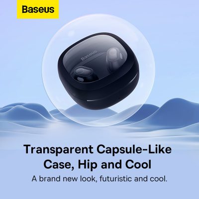Tai Nghe Không Dây Baseus Bowie WM02+ - Màn Hình LED, Bluetooth 5.3, Pin 25 Giờ, Thiết Kế Thời Trang - Nâng tầm phong cách của bạn với tai nghe không dây <strong>Baseus Bowie WM02+</strong>. Điểm nhấn đột phá là màn hình LED kỹ thuật số ngay trên hộp sạc, hiển thị chính xác % pin còn lại và thời gian sạc, giúp bạn luôn chủ động về năng lượng. Thiết kế "viên nang" trong suốt siêu nhỏ gọn, thời trang, mang lại cảm giác đeo nhẹ nhàng và thoải mái. Trang bị công nghệ Bluetooth 5.3 mới nhất, tai nghe đảm bảo kết nối ổn định và độ trễ cực thấp chỉ 60ms, lý tưởng cho việc chơi game. Tận hưởng âm nhạc suốt 50 giờ cùng hộp sạc và công nghệ sạc nhanh 10 phút cho 2 giờ sử dụng. <strong>Baseus Bowie WM02+</strong> là sự lựa chọn hoàn hảo cho thế hệ trẻ năng động và cá tính.