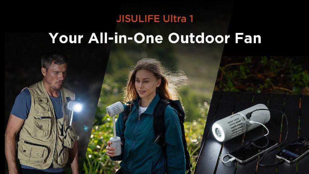 Quạt Năng Lượng Mặt Trời Jisulife Ultra1, 54W, Pin 8 Giờ